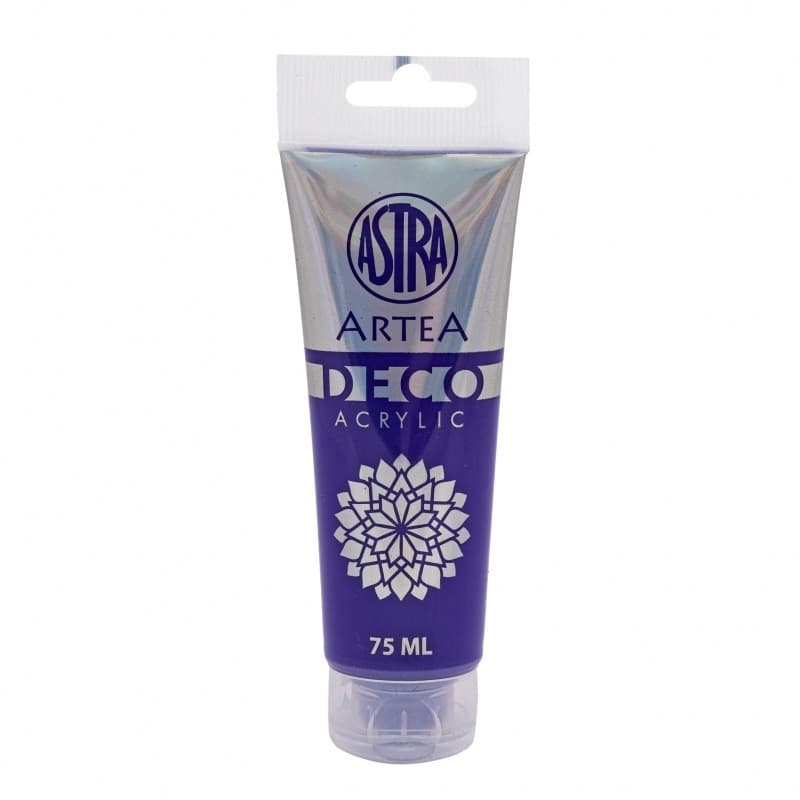 Astra Farba Akrylowa Deco Artea Fioletowy Jasny Tuba 75 ml