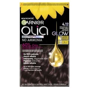 Farba do włosów Garnier Olia 4.12 Opalizujący Ciemny Brąz bez amoniaku