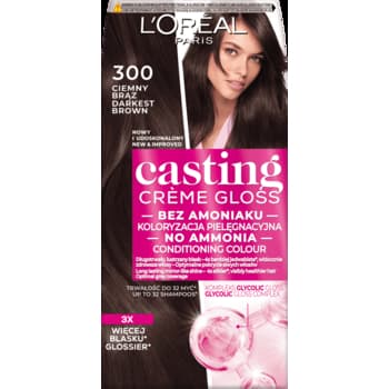 Farba do włosów L'Oreal Casting Creme Gloss 300 Ciemny Brazylijski Brąz