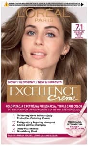 Farba do włosów L'Oreal Paris Excellence Creme 7.1 Popielaty Blond