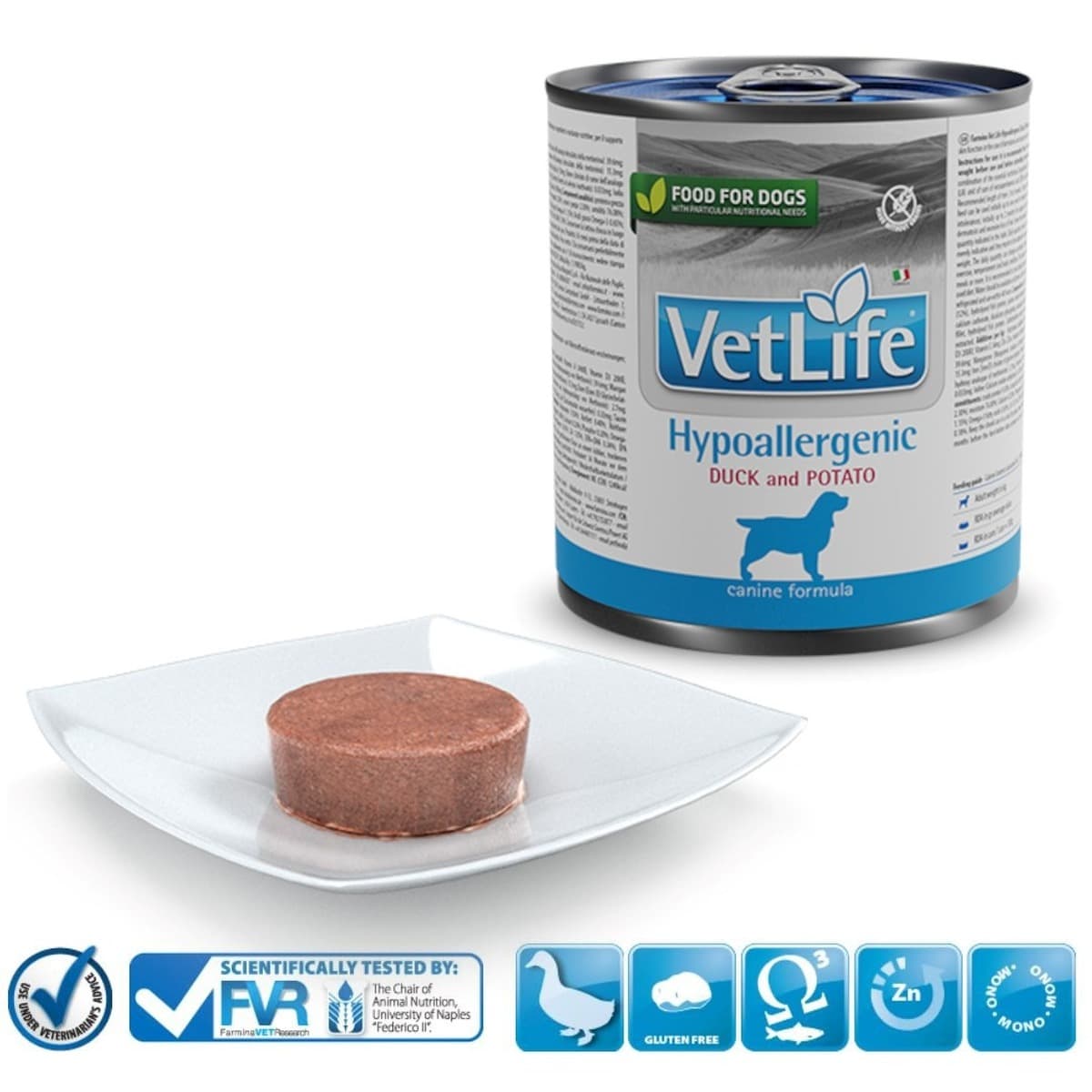 Farmina Vet Life Hypoallergenic Duck & Potato mokra karma dla psa 300 g