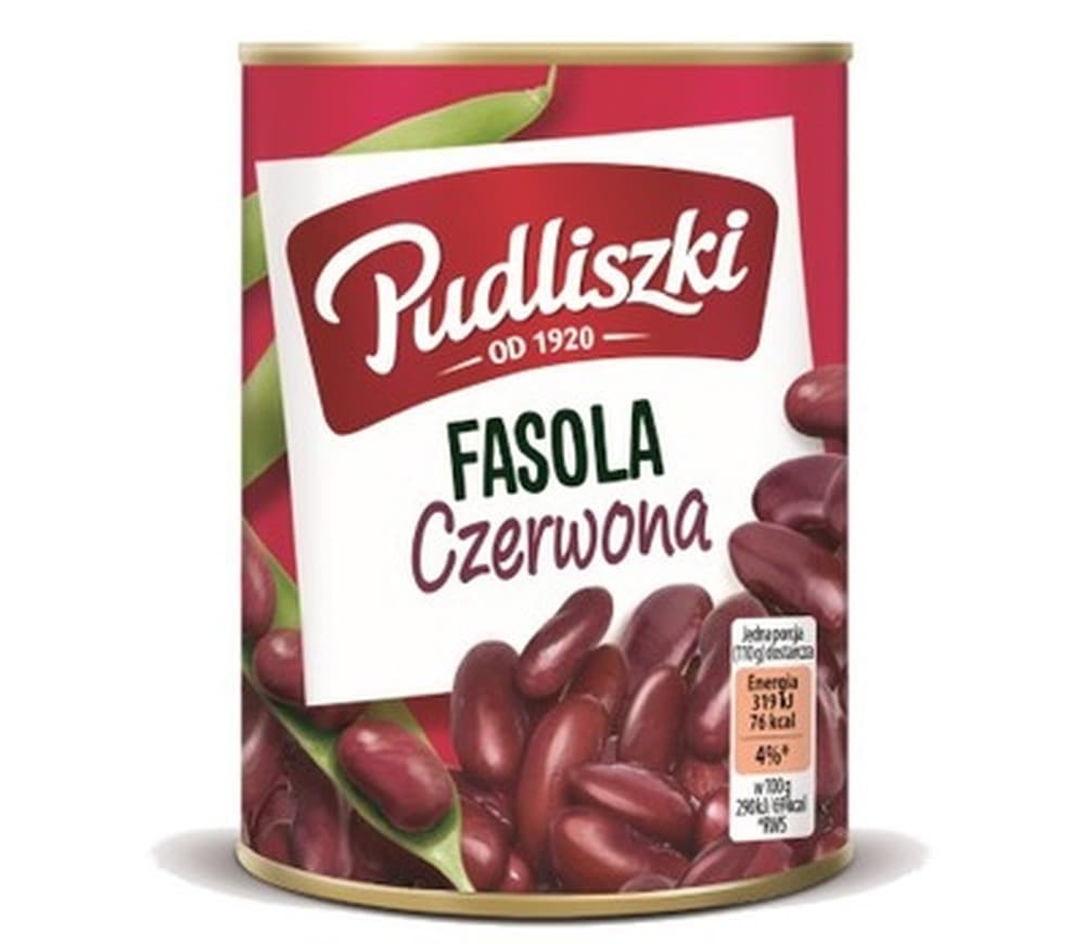 Pudliszki Fasola czerwona red kidney 400 g