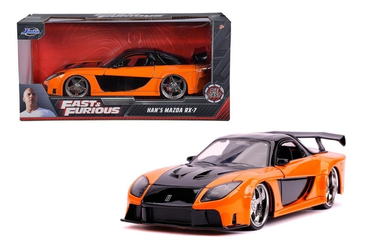 Fast & Furious Jada model samochodu Mazda RX-7 1:24