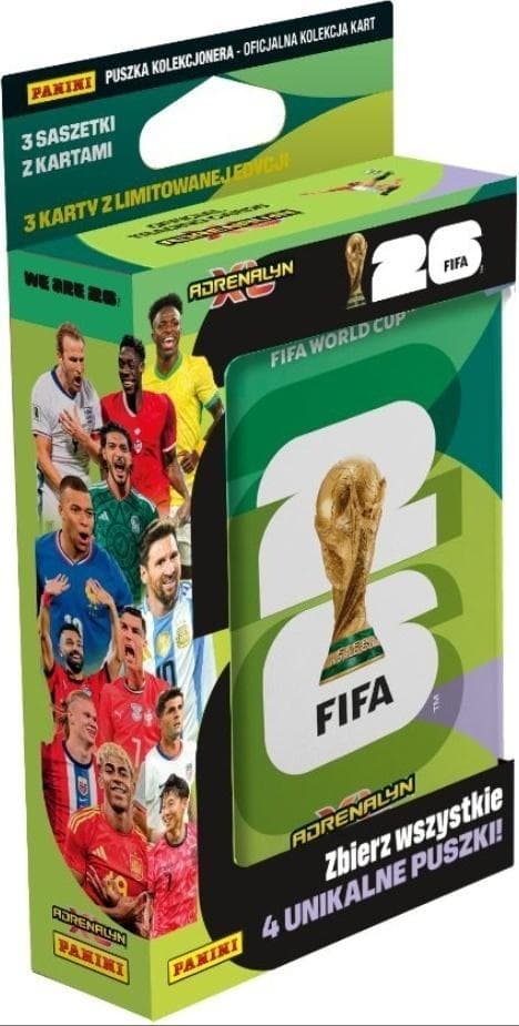 FIFA World Cup 2026 Adrenalyn XL Mini puszka 3 saszetki Panini