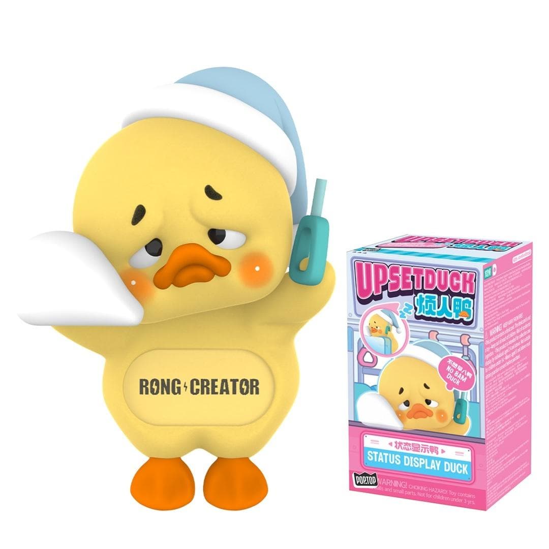 Kolekcjonerska miękka figurka Pop Top Upset Duck 1983toys
