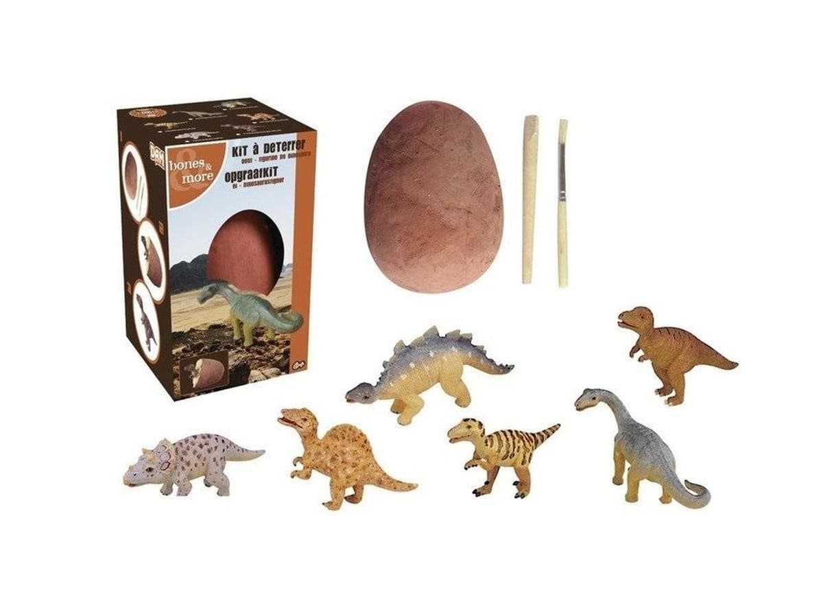 Figurka dinozaura do wykopania wykopalisko z jajka MIX