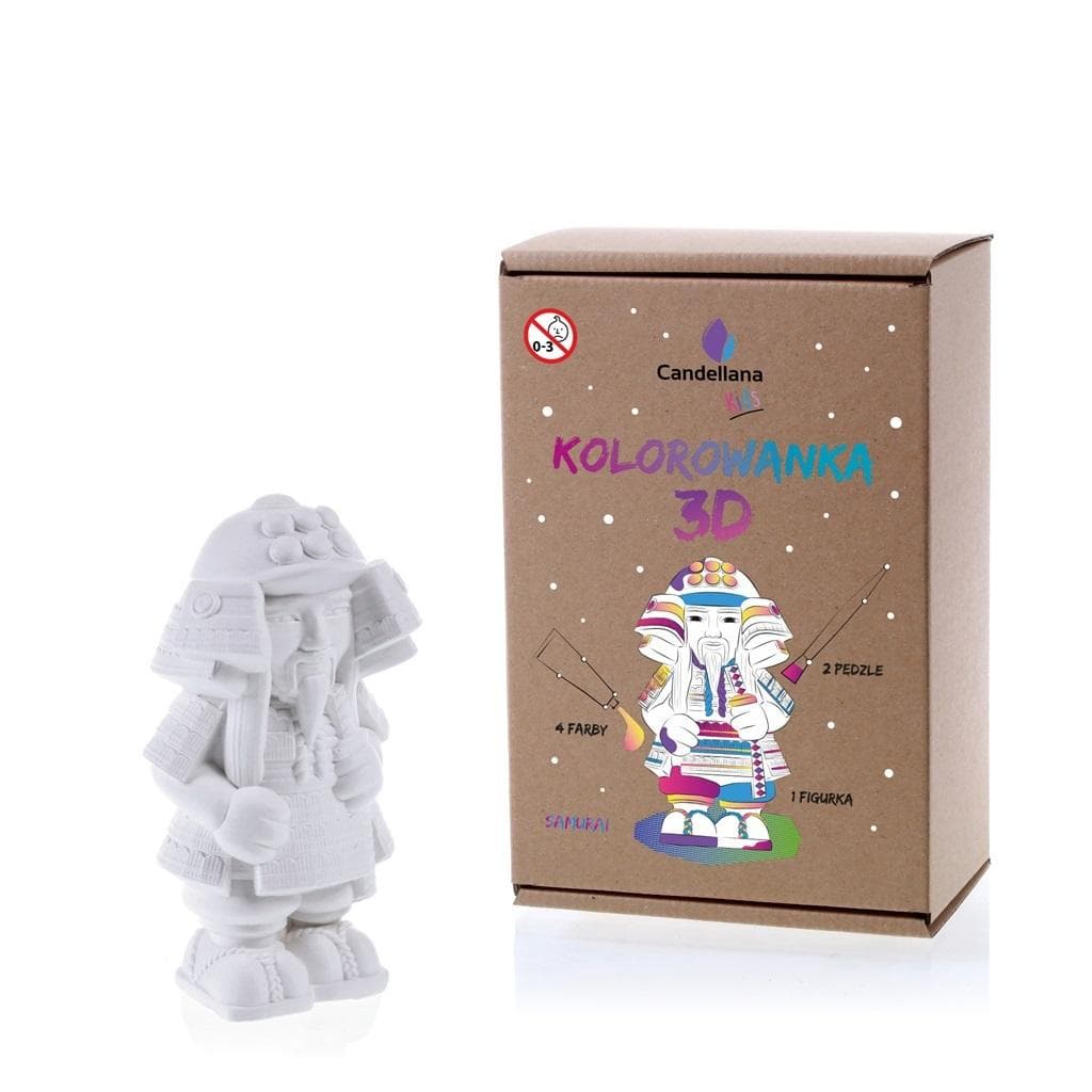 Figurka gipsowa do pomalowania Samurai