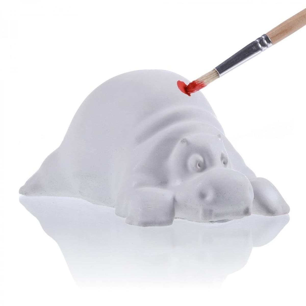 Figurka hipopotama do malowania 6 cm