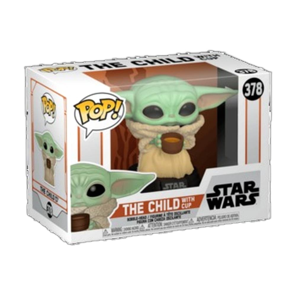 Figurka kolekcjonerska Funko POP Grogu z kubkiem Star Wars The Mandalorian