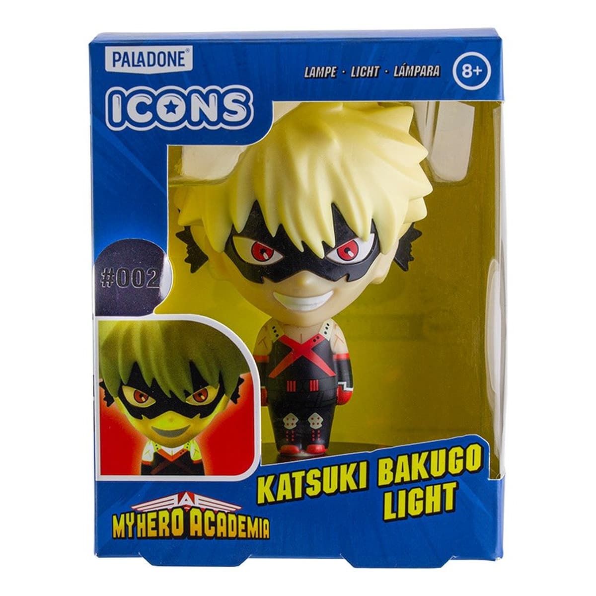 Figurka kolekcjonerska Katsuki Bakugo z efektem świetlnym