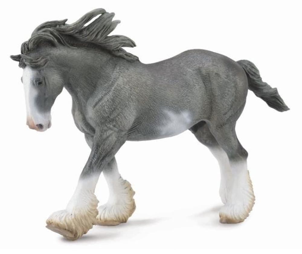 Figurka kolekcjonerska Ogier Clydesdale czarnej Sabino Road Collecta
