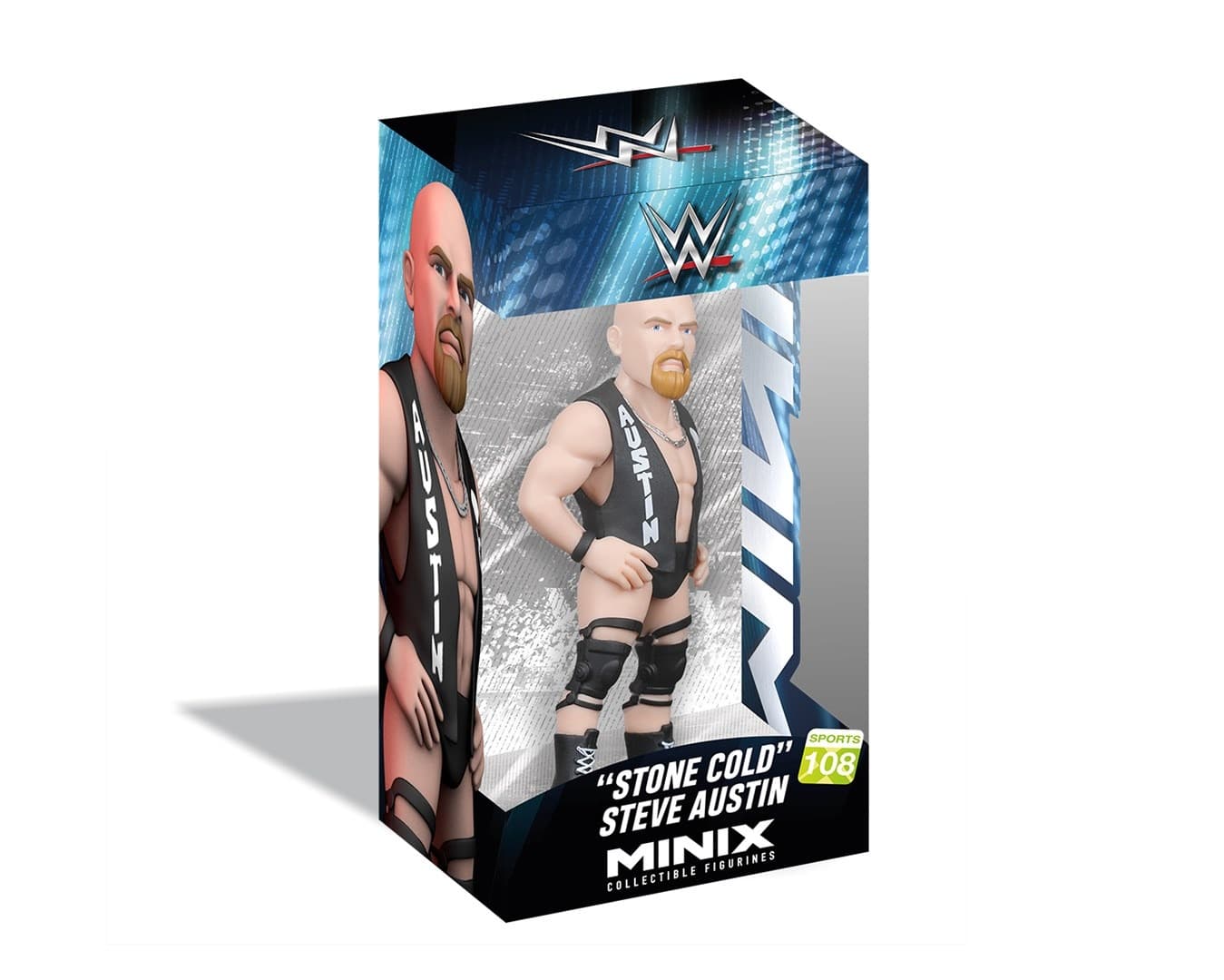 Figurka kolekcjonerska Stone Cold Steve Austin WWE Minix
