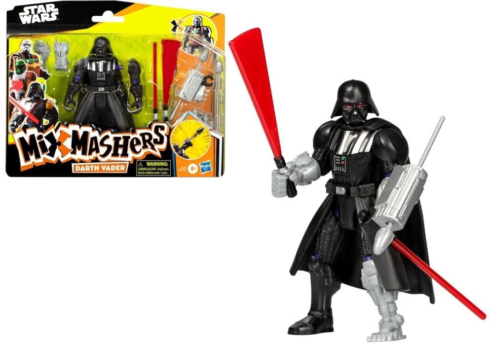 Figurka Darth Vader Star Wars MixMashers ok. 12 cm z mieczem świetlnym