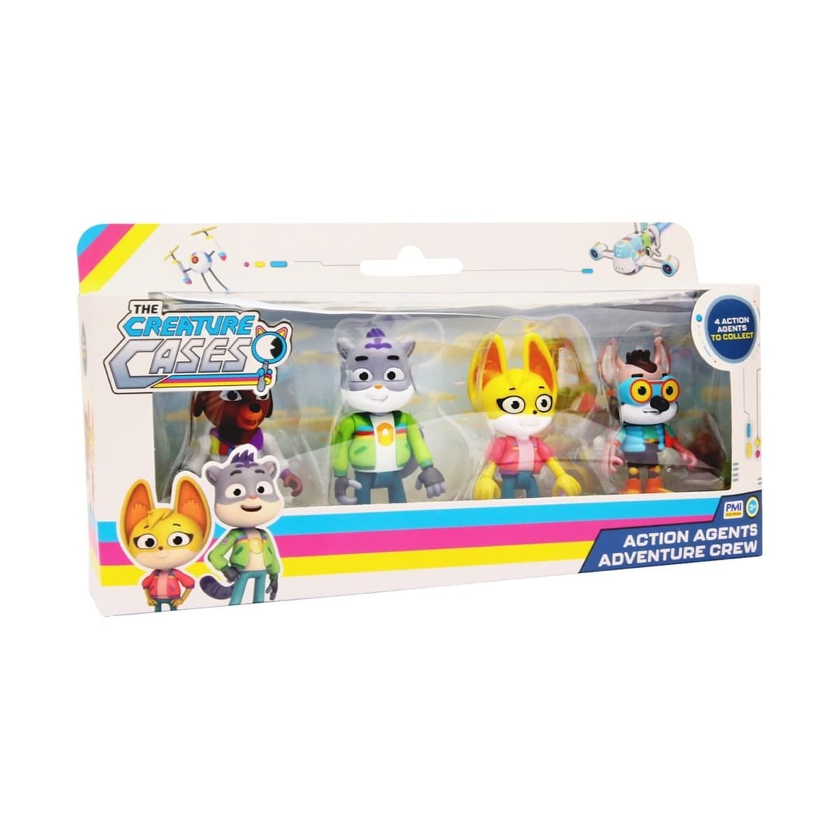 Figurki akcji Creature Cases S1 Agents 4 sztuki