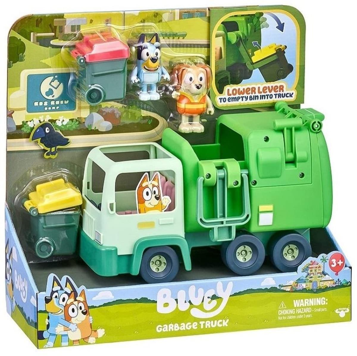 Figurki Bluey Śmieciarka 2 sztuki