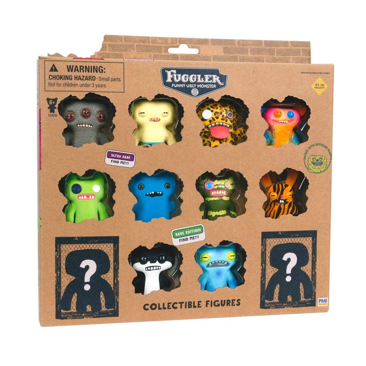 Figurki kolekcjonerskie FUGGLER S1, 12 sztuk, zestaw Deluxe Box D