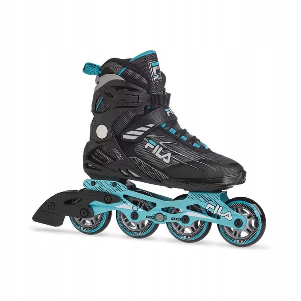 FILA SKATES Rolki MIZAR 80 LADY czarno-jasnoniebieskie, rozmiar 38