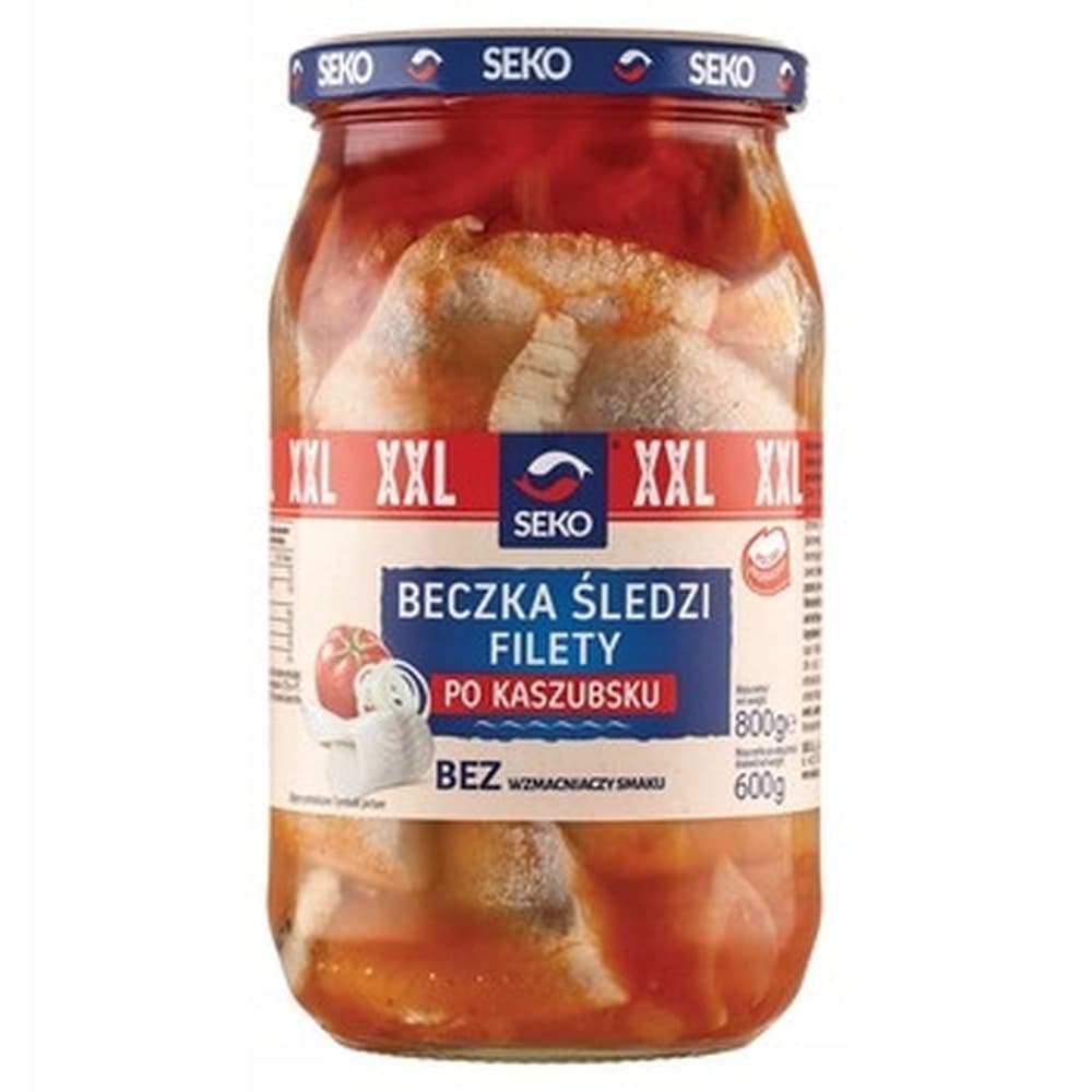 Beczka śledzi po kaszubsku Seko 800g XXL