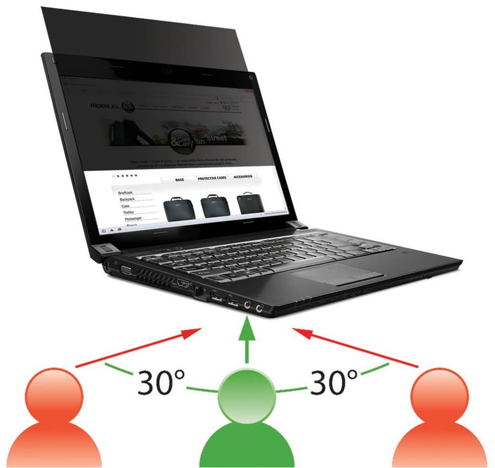Filtry Prywatności Mobilis 15.6" W (16:9) - Ochrona Ekranu Laptopa