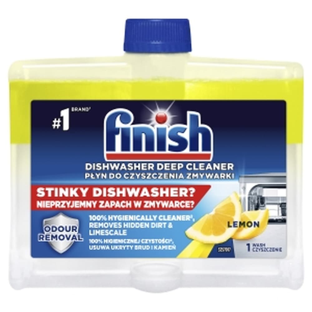 Finish Płyn do Czyszczenia Zmywarek 250 ml Lemon