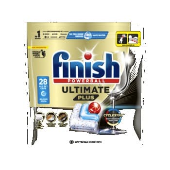 Finish Ultimate Plus Tabletki do zmywarki 28 sztuk Soda