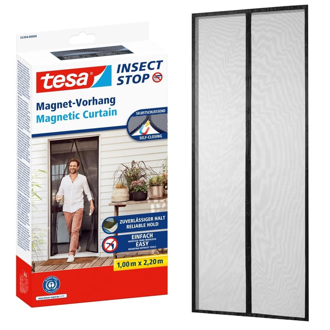Firanka do drzwi z magnesami 1 x 2,2 m antracyt