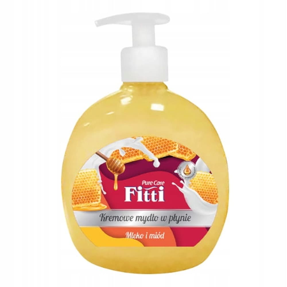 Fitti Kremowe Mydło w Płynie 500 ml - Mleko i Miód