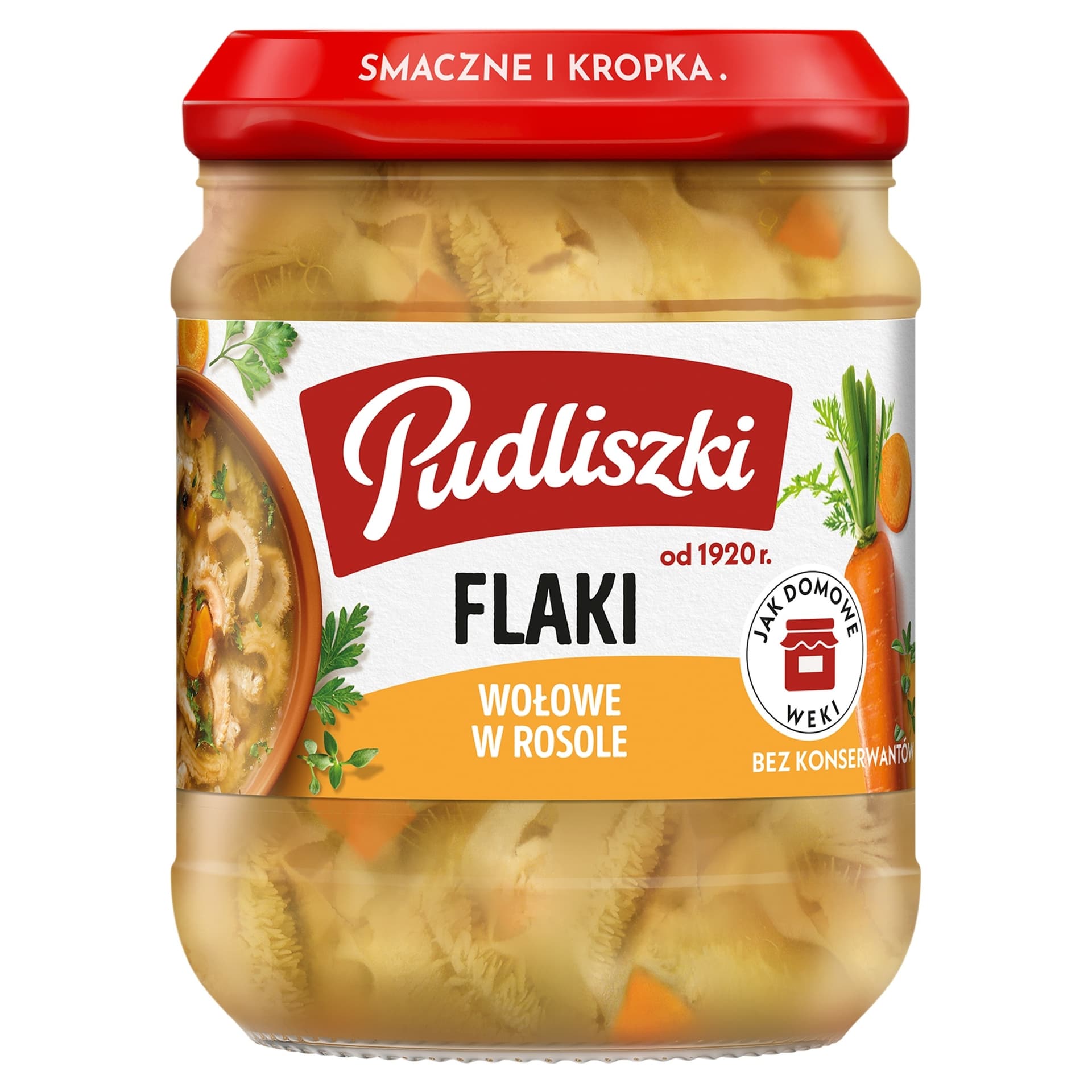 Pudliszki Flaki wołowe w rosole 450g