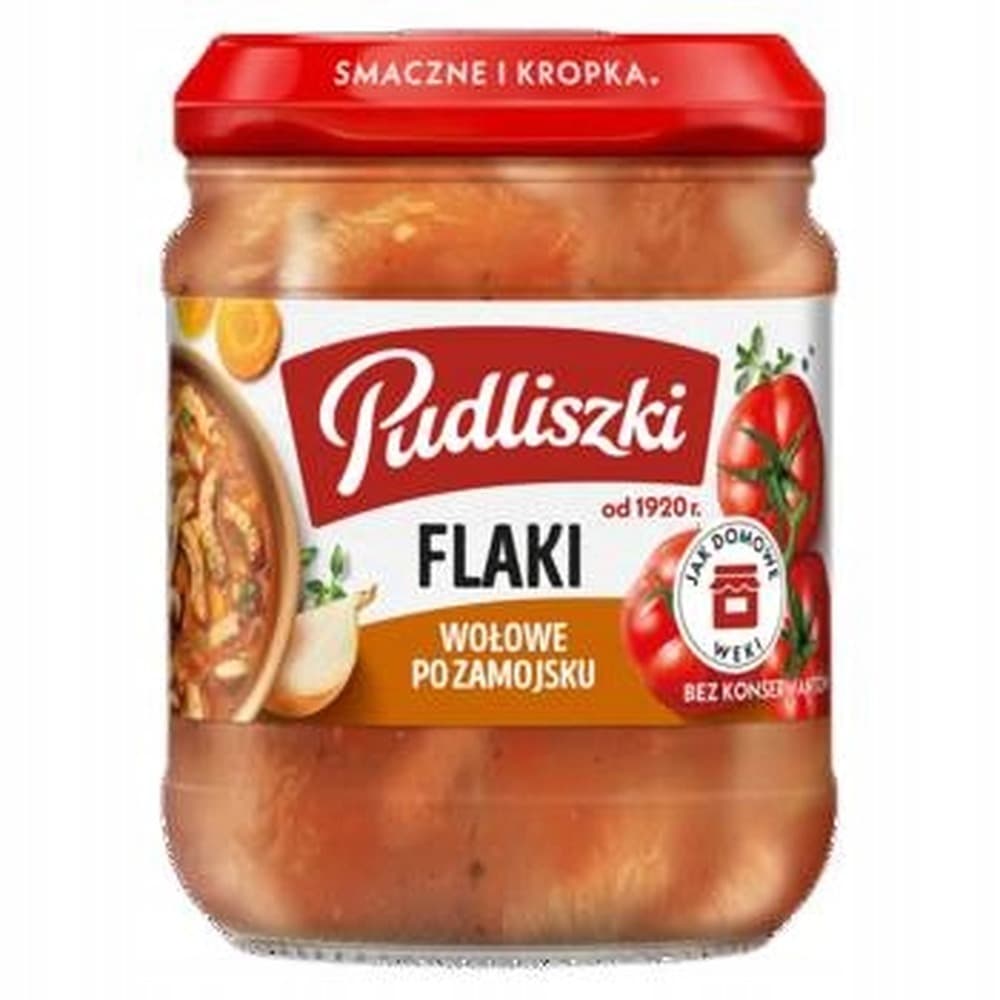 Pudliszki Flaki wołowe po zamojsku 450g