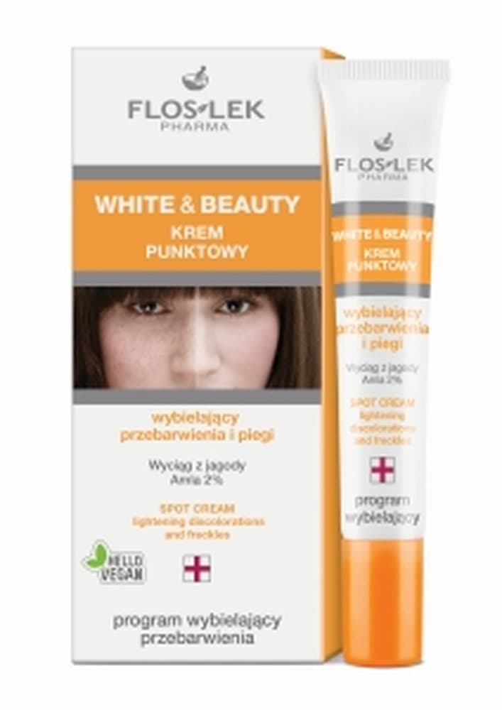 Flos-Lek Krem punktowy White & Beauty wybielający przebarwienia 20 ml
