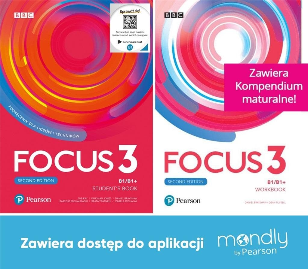 Focus Second Edition 3 - Komplet Podręcznik + Zeszyt Ćwiczeń + Dostęp Mondly