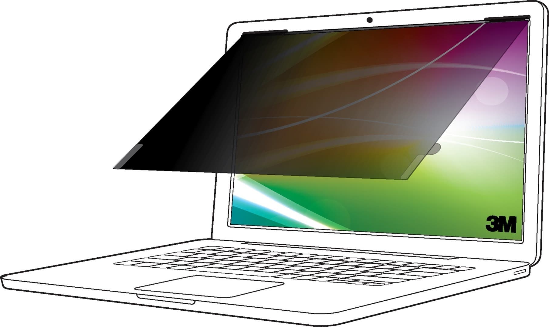Folia ochronna na ekran 3M Bright Screen do laptopa 13,3" (16:10)