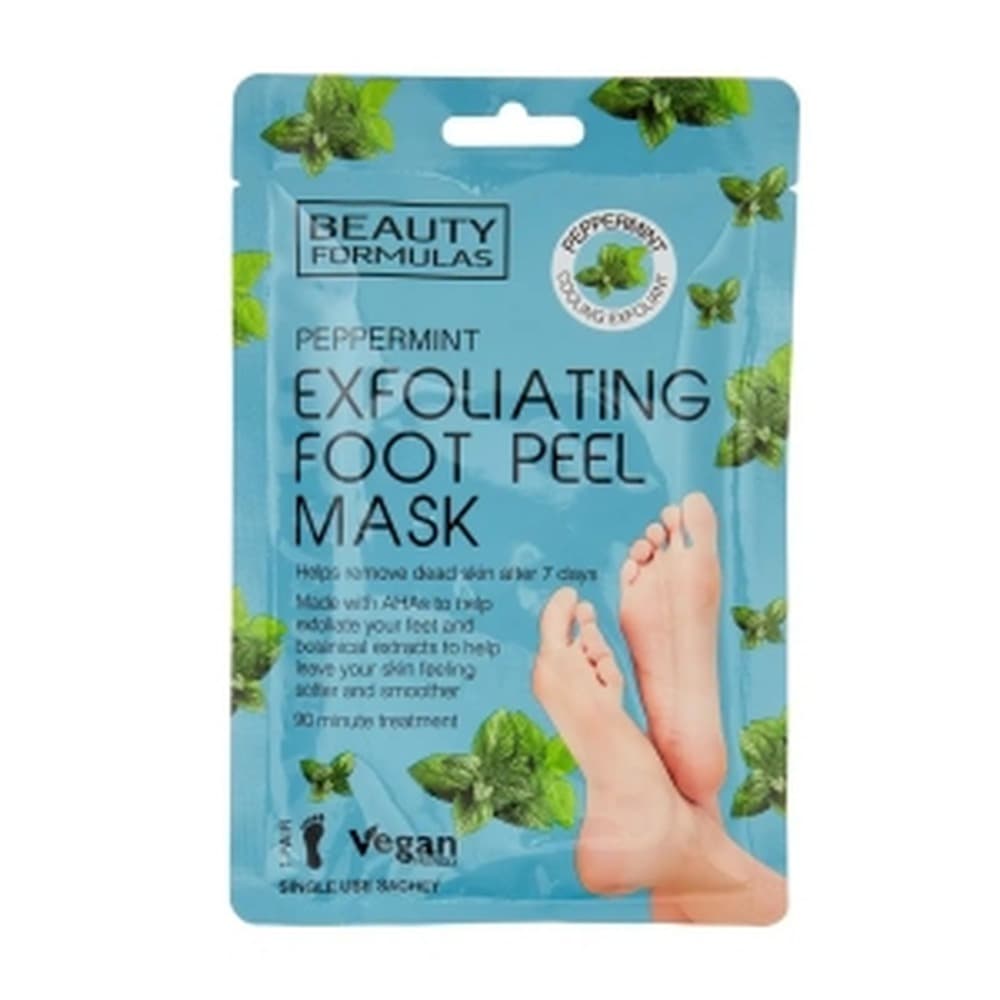 Beauty Formulas Preparat złuszczający do stóp Peppermint