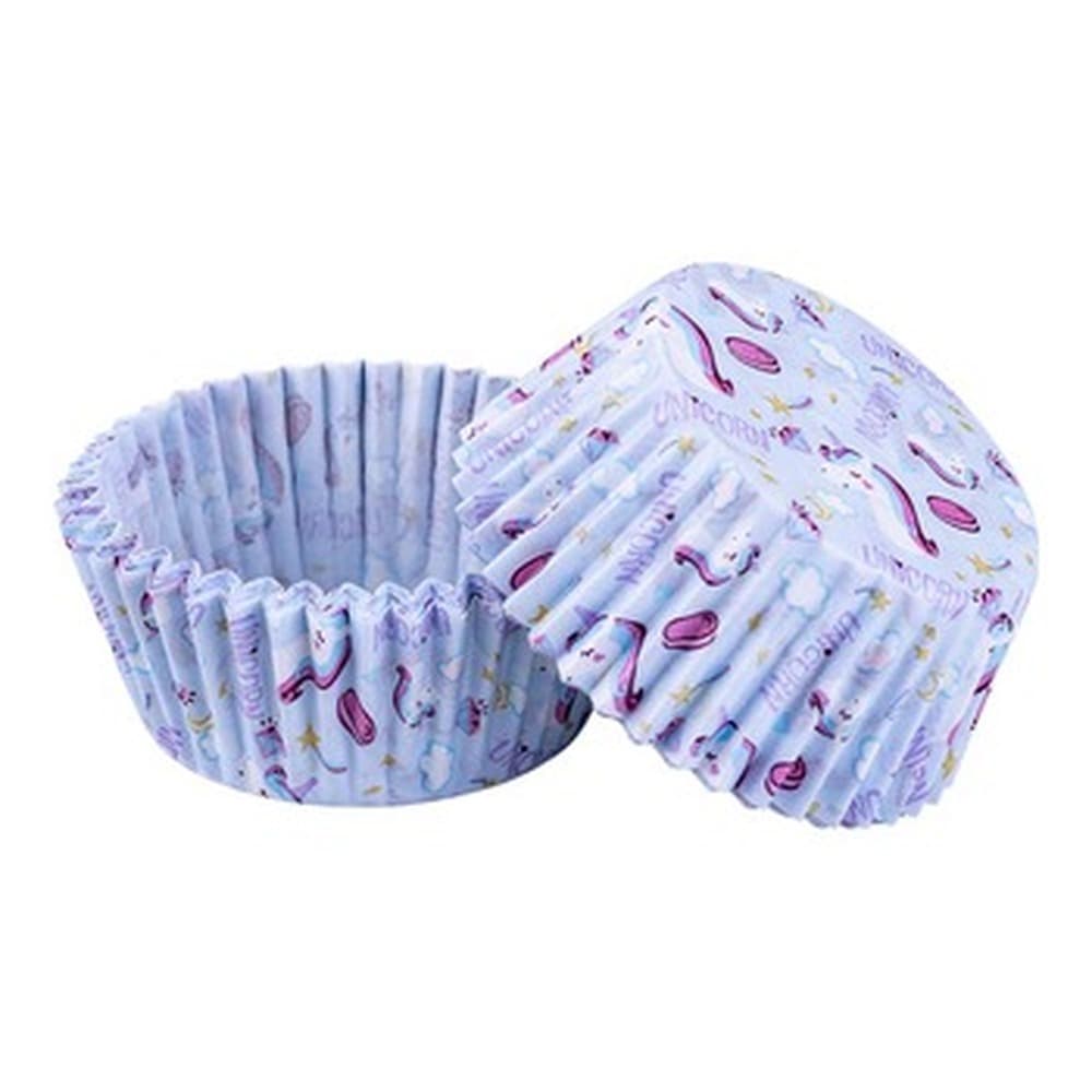 Foremki do muffinek papierowe Jednorożec 50 szt.