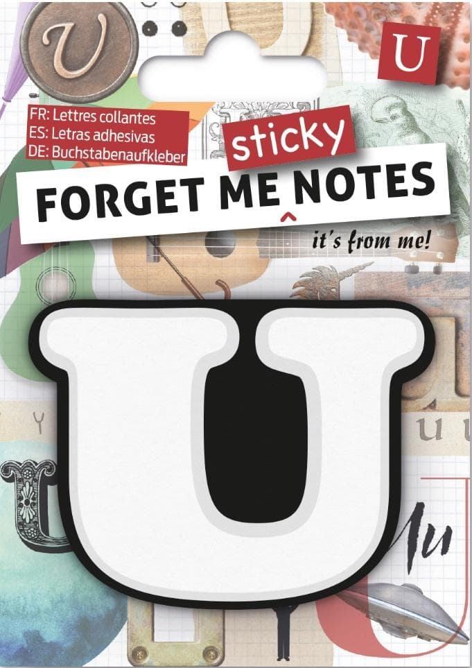 Forget Me Karteczki samoprzylepne w kształcie litery U