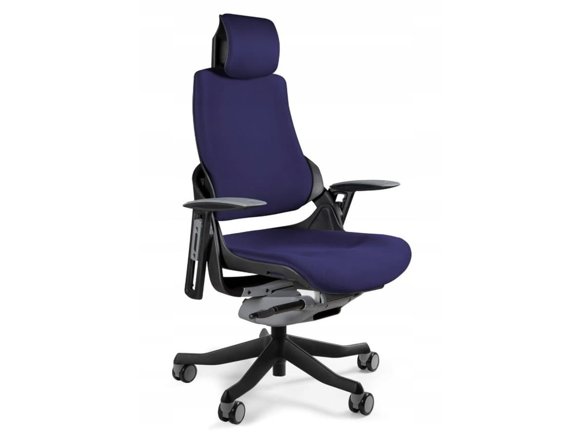 Fotel biurowy Wau BL412 tkanina navyblue/czarny