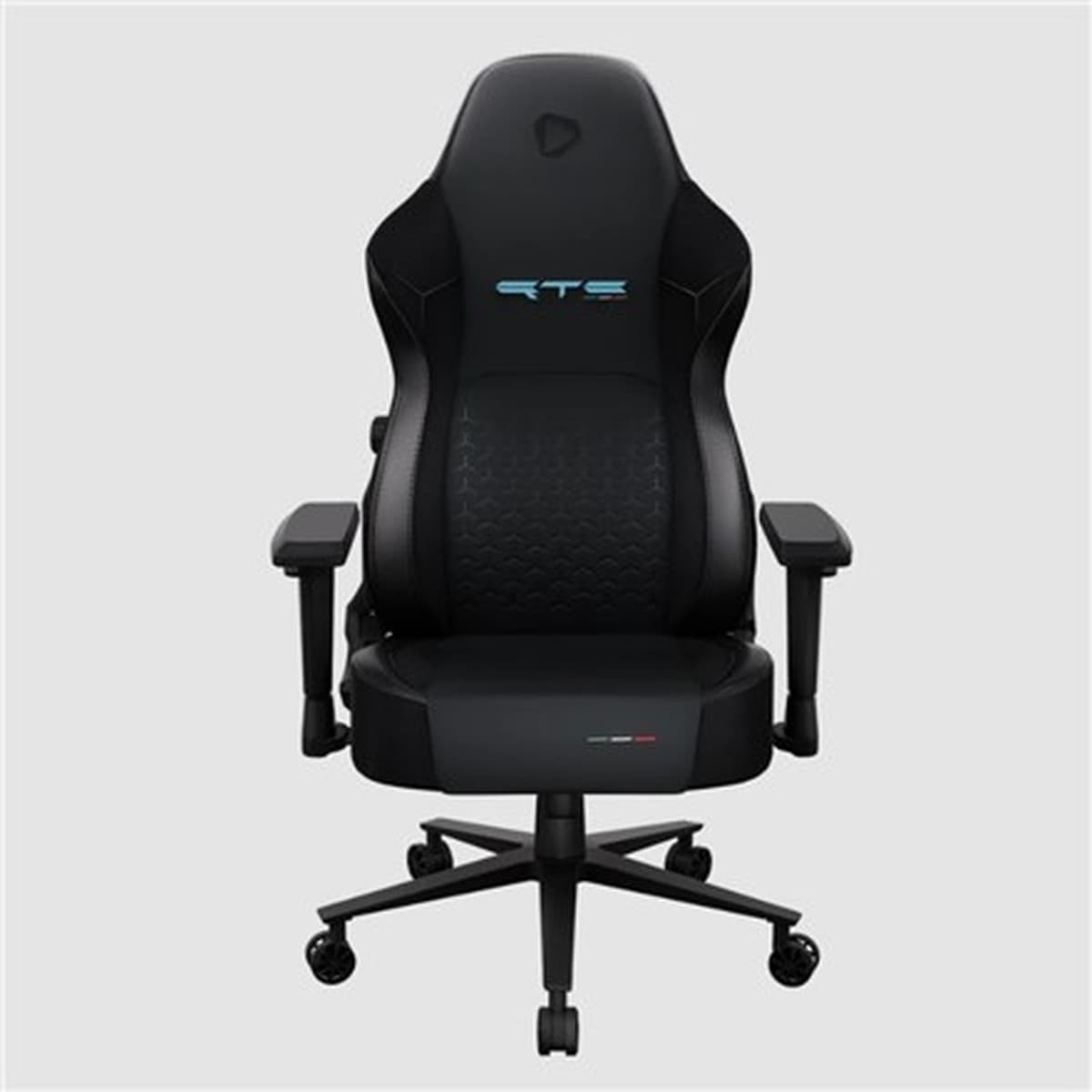Fotel do gier RTC ErgoGlide Alcantara czarny ergonomiczny