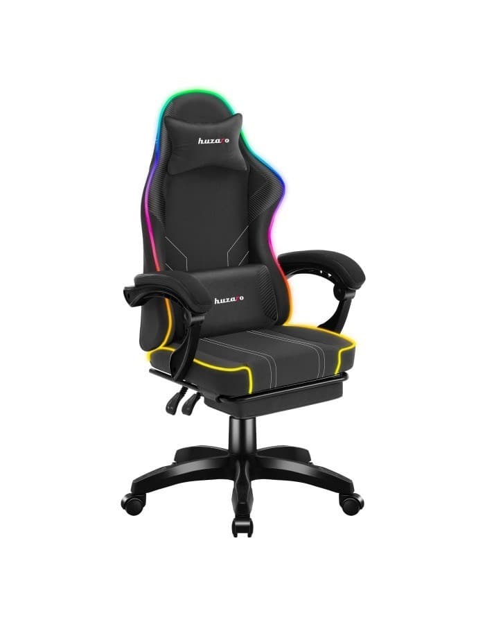 Fotel gamingowy Force 3.7 z podświetleniem RGB Black