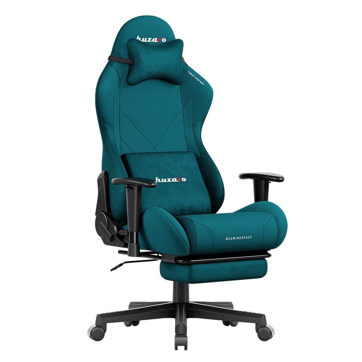 Fotel obrotowy biurowy Huzaro Force 5.7 Teal kolor turkusowy