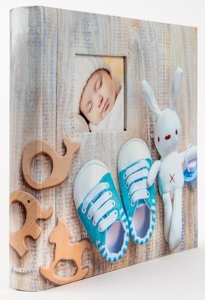 Fotoalbum kieszeniowy szyty Bunny 1 na 500 zdjęć, 33x33 cm