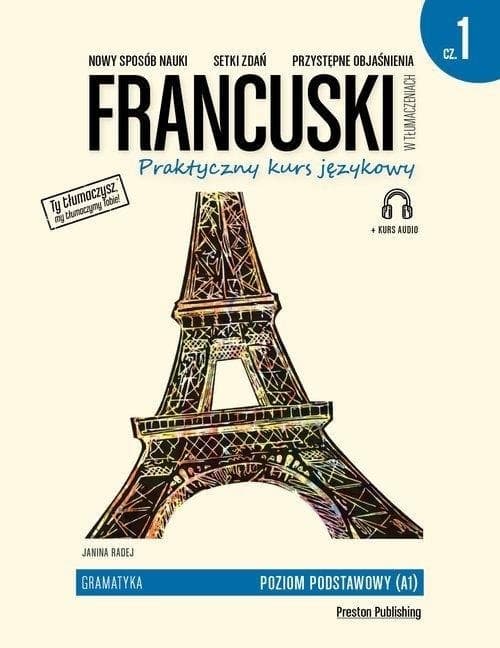 Francuski Preston Publishing Gramatyka 1 w tłumaczeniach A1 wyd. 2