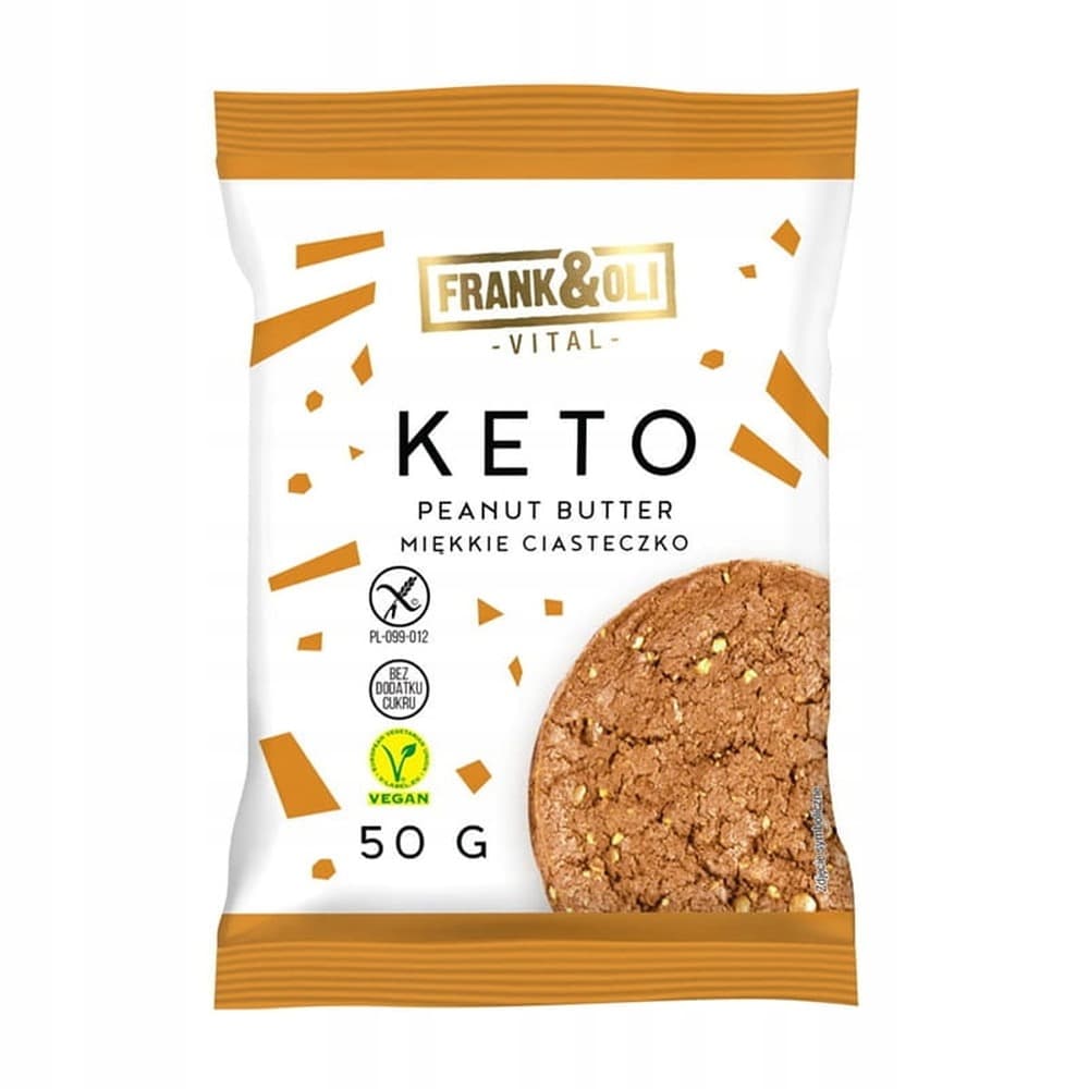 Frank & Oli Keto miękkie ciasteczko peanut butter 50g