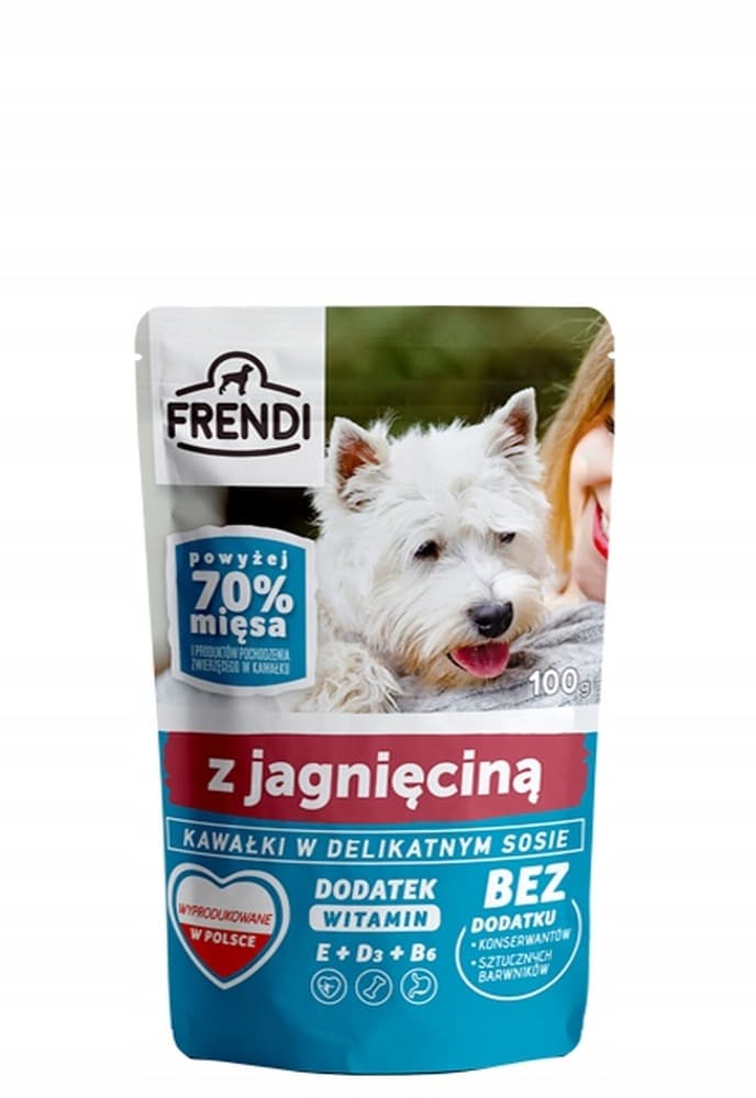 Frendi Junior Kawałki z cielęciną w sosie dla psa 100 g
