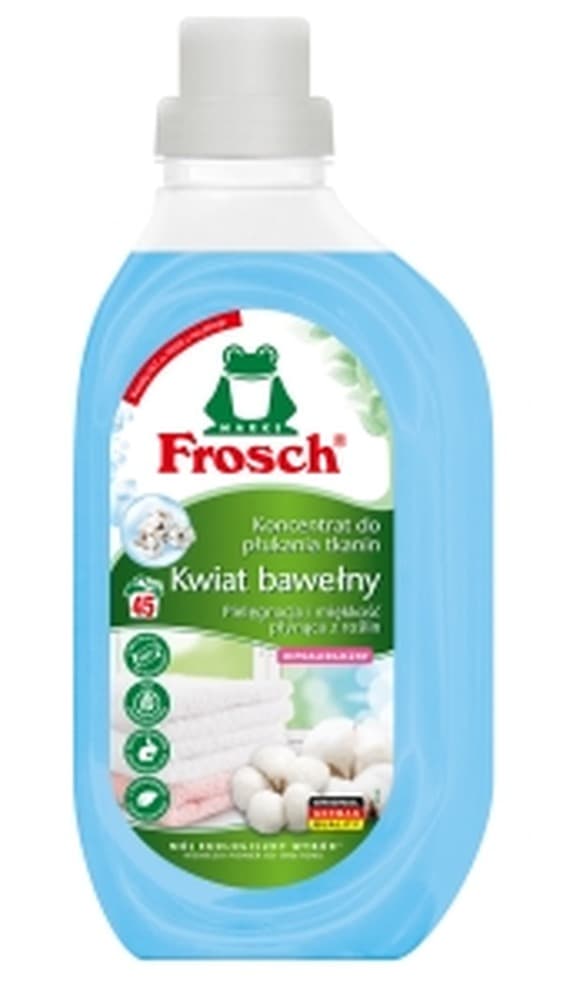 FROSCH Kwiat bawełny koncentrat do płukania tkanin 900 ml
