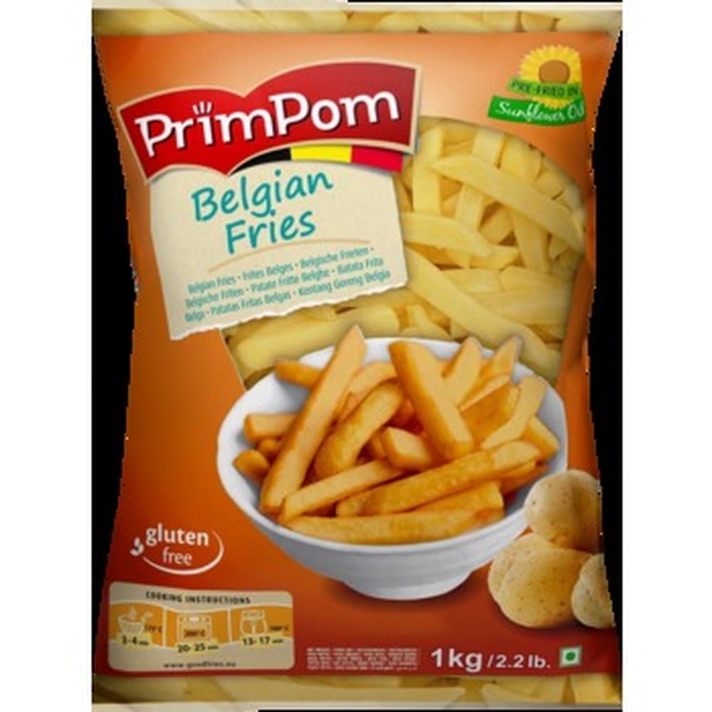 Frytki belgijskie z ziemniaków 1 kg