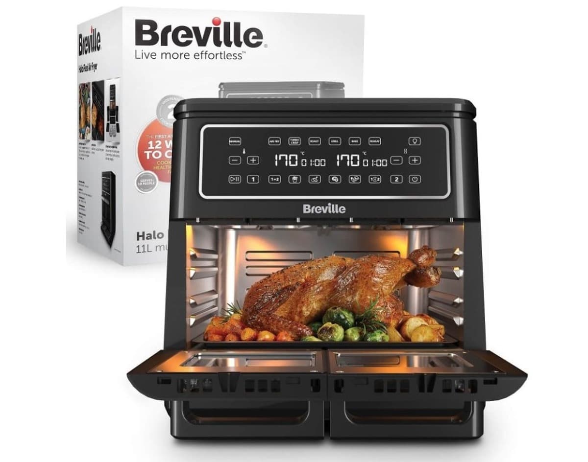 Frytkownica beztłuszczowa Breville VDF130X 11 l 2400 W czarna