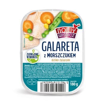Galareta z morszczukiem argentyńskim i warzywami 180 g