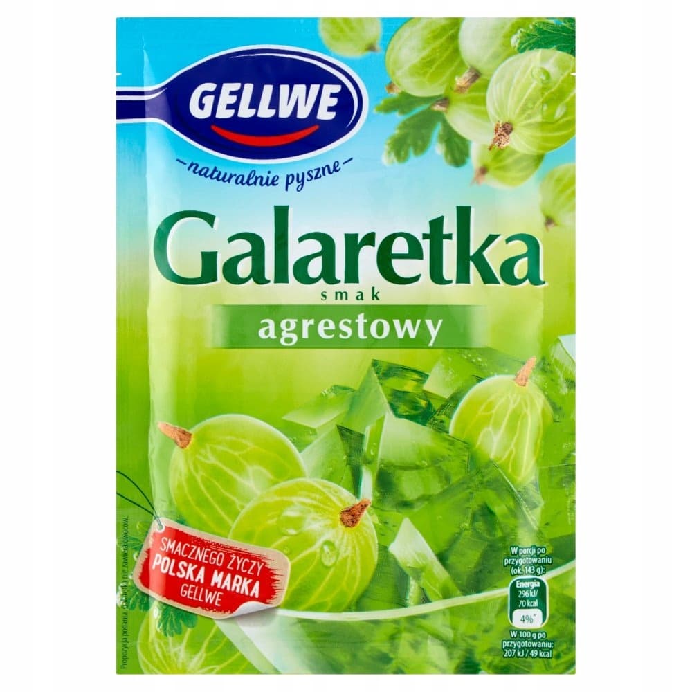 Gellwe Galaretka Agrestowa 72g