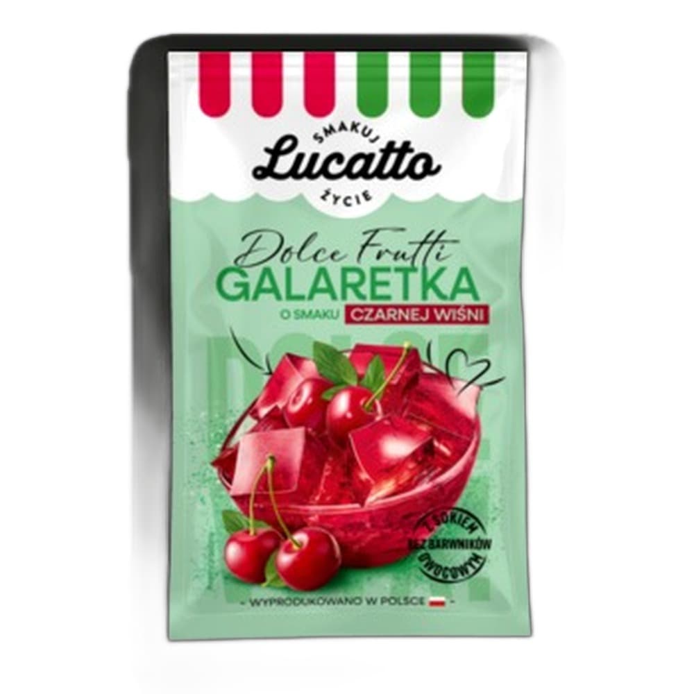 Galaretka czarna wiśnia Lucatto 70g
