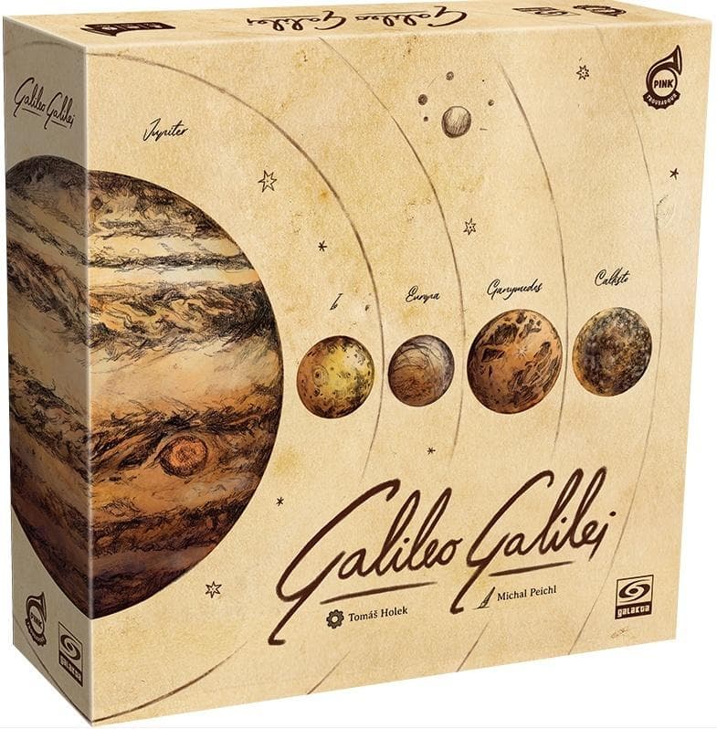 Gra planszowa Galileo Galilei strategiczna dla 2-4 graczy Galakta